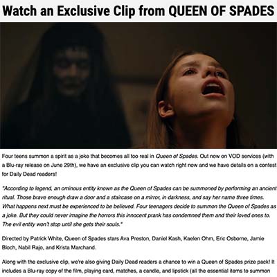 Watch an Exclusive Clip from QUEEN OF SPADES